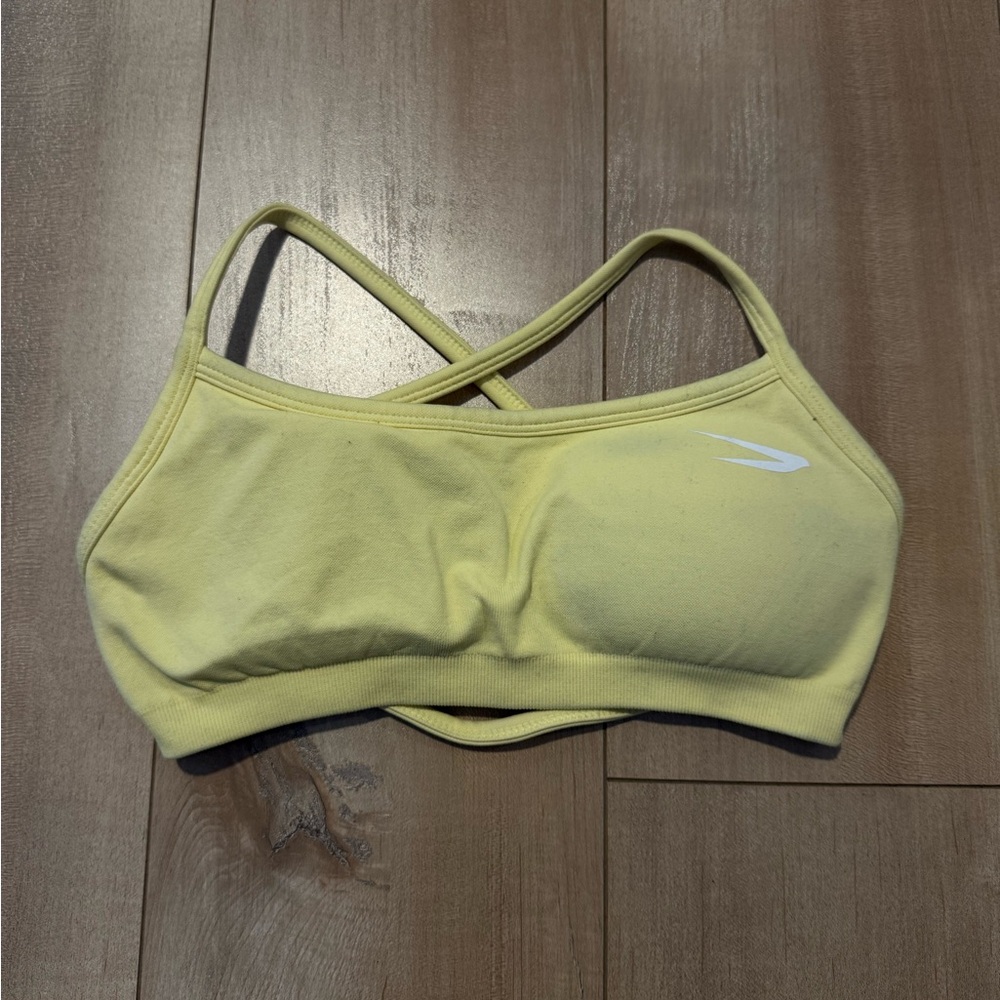 Hyperlete Yellow Sports Bra